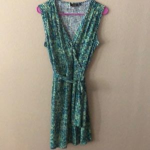 Faux Wrap Dress
